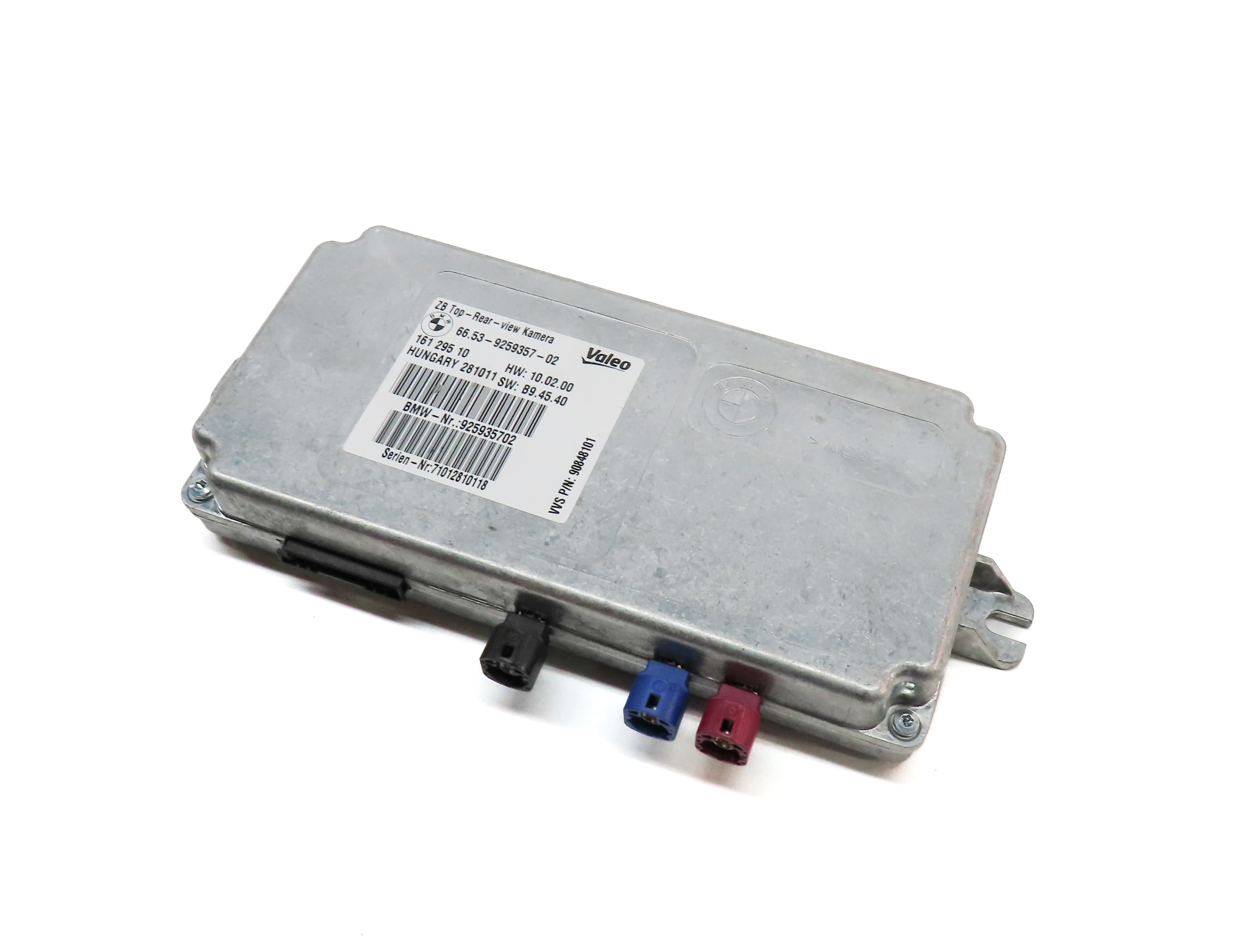 2012 BMW X5 (E70) REARVIEW REAR VIEW BACKUP CAMER CONTROL MODULE w/SIDE VIEW — exact item pictured